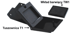 Wkład do tuszownicy T1 do automatycznego podajnika oznaczników Codimex 